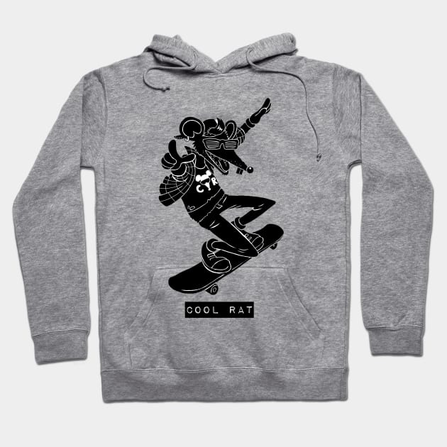 Cool Rat (no back logo) Hoodie by Role Playing Public Radio